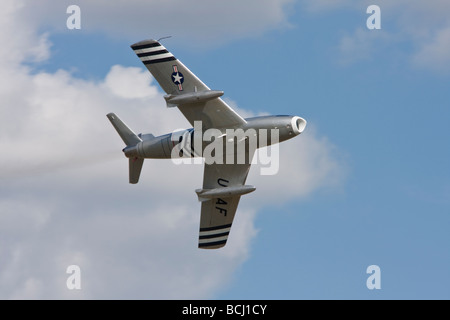 North American F 86A Sabre at Old Warden Stock Photo