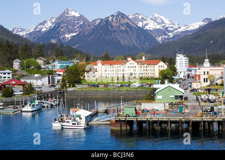 Aerial view of Sitka, Alaska Stock Photo - Alamy