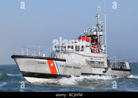 A Coast Guard 47-foot Motor Life Boat crew from Station Oregon