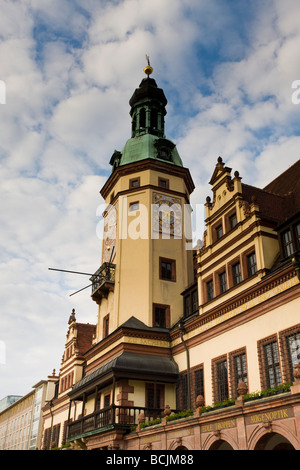 Germany, Sachsen, Leipzig, Old Town Hall Stock Photo