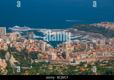 Monaco, Monte Carlo, Harbour Stock Photo