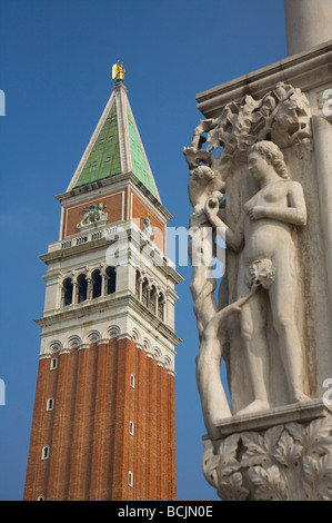 Palazzo Ducale and The Campanile, Venice, Italy Stock Photo