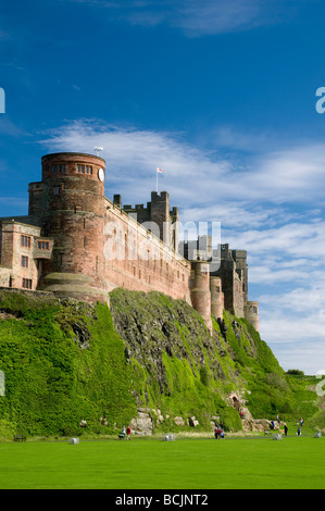 UK, England, Northumberland, Bamburgh Castle Stock Photo