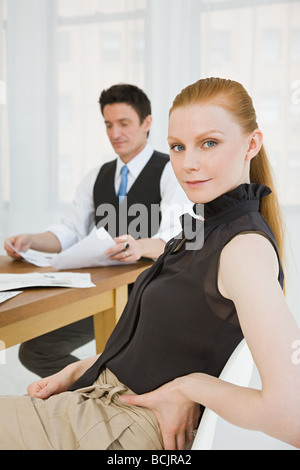 Fashion designers in meeting Stock Photo
