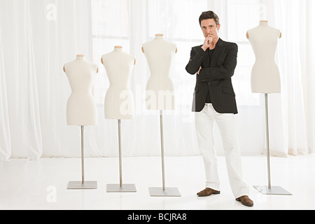 Fashion designer and tailors dummies Stock Photo