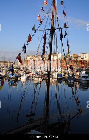 Ramsgate marina thanet kent england uk Stock Photo