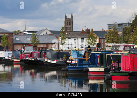 New development at Diglis Basin Worcester City Stock Photo