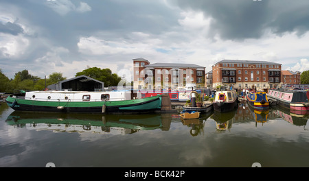 New development at Diglis Basin Worcester City Stock Photo