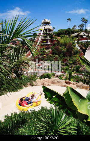 Siam Park, The Water Kingdom,  near Playa de Las Americas, Costa Adeje, Tenerife, Canary Islands, Spain Stock Photo