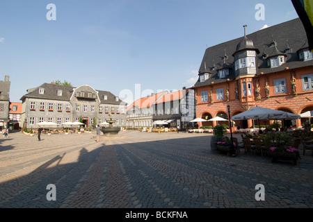 Goslar Marketplace Stock Photo