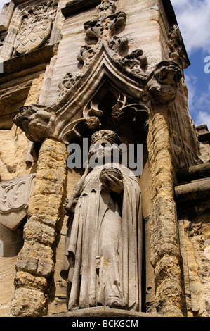 Statue, Magdalen College, Oxford Stock Photo