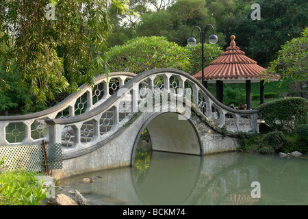 China Hong Kong New Territories Sha Tin Park Stock Photo