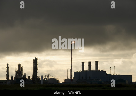 Gas-fired power station, East Yorkshire, UK. Stock Photo