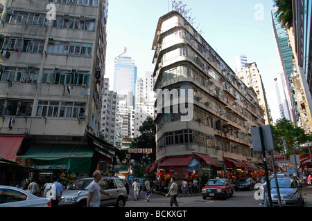 China Hong Kong Wan Chai Tai Yuen street open-air Market Stock Photo