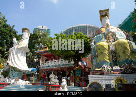 China Hong Kong Repulse Bay Tin Hau temple park Stock Photo