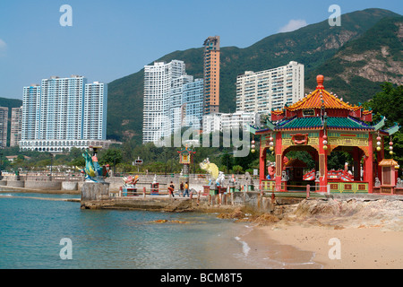 China Hong Kong Repulse Bay Tin Hau temple park Stock Photo