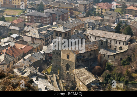 Verrès Aosta Italy Stock Photo