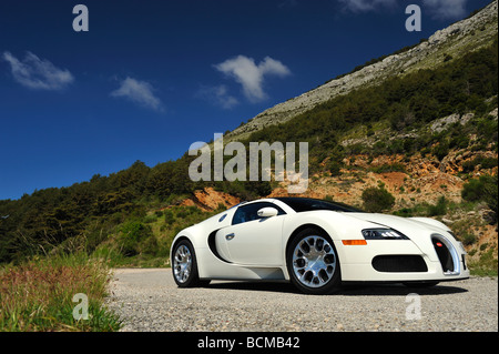 The Awesome Bugatti Veyron Grand sport 16.4 Supercar Stock Photo