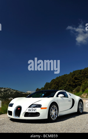 The Awesome Bugatti Veyron Grand sport 16.4 Supercar Stock Photo