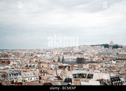 paris skyline Stock Photo