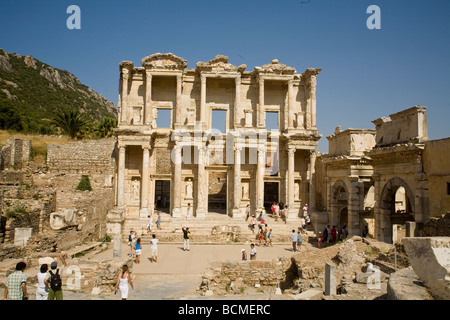 Ephesus Celsus Library Stock Photo