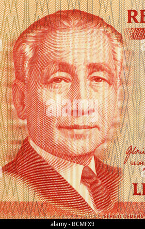 Sergio Osmena on 50 Piso 2008 Banknote from Philipines Stock Photo