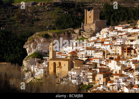 Alcalá del Jucar Village Albacete Castilla la Mancha Spain Stock Photo
