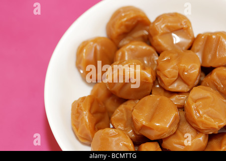 Dairy Toffee Sweets Stock Photo