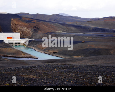 Middle road of iceland Stock Photo