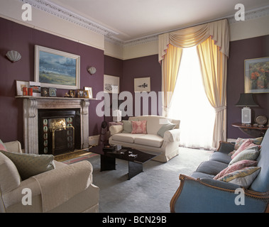 Sitting room in Victorian house Stock Photo