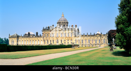 Castle Howard in North Yorkshire England Ancestral stately home of the Howard family Film location for Brideshead Revisited