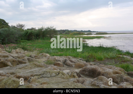 ethiopia langano lake wenney lodge Stock Photo