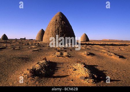 sudan nubia Funeral graves Old Dongola Stock Photo