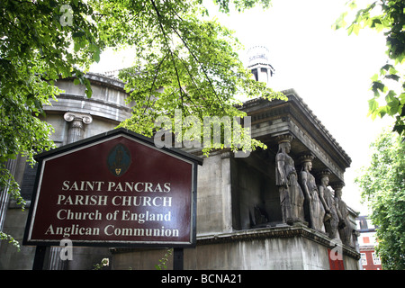 St Pancras Parish Church, London Stock Photo