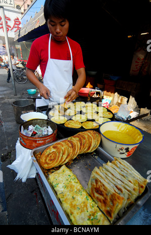 Traditional chinese clay oven rolls Stock Photo