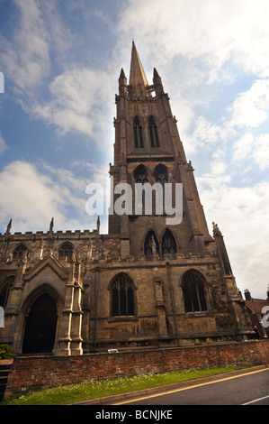 St james' church louth has the tallest spire in england of any anglican parish church, the lincolnshire rising started here Stock Photo