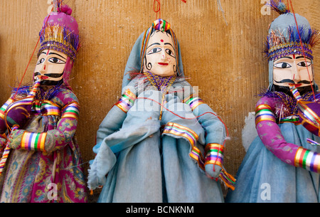 Puppets Jaisalmer Rajasthan India Stock Photo