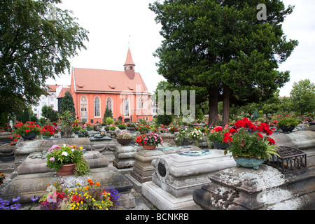 The Johannisfriedhof is a medieval cemetery containing many old graves Albrecht Dürer Willibald Pirckheimer and others Stock Photo