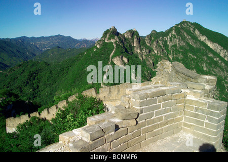 Jiankou Great Wall, Xizhazi Village, Huairou County, Beijing, China Stock Photo