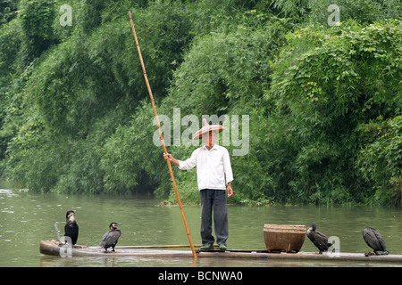 china yunnan fisherman Stock Photo