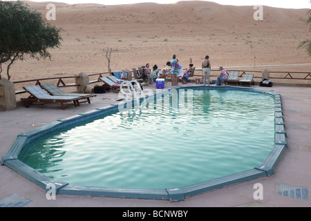 oman wahiba desert one thousand night resort Stock Photo