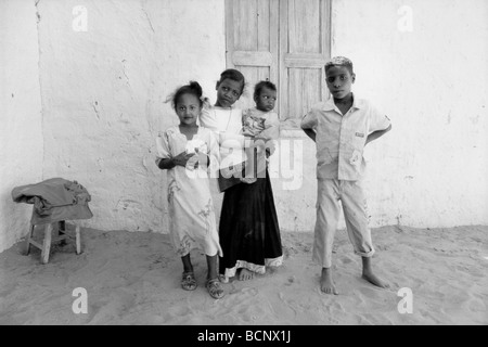 sudan nubia el kurru children Stock Photo