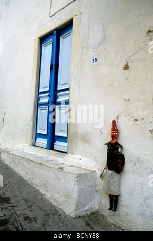 tunisia sidi bou said Typical Tunisian architecture Stock Photo