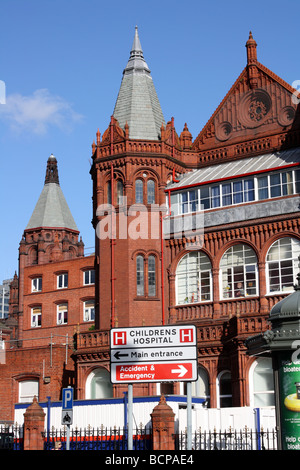 The Birmingham Children's Hospital, previously known as The Diana, Princess of Wales Children's Hospital, Birmingham 2009. Stock Photo