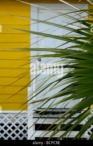 Door to a beach house Pensacola Florida USA Stock Photo