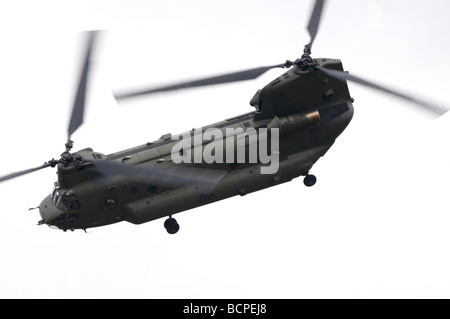 Fairford Airshow Sunday 2009 Boeing Chinook HC2 No 27 Squadron RAF Odiham Stock Photo