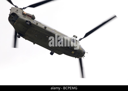 Fairford Airshow Sunday 2009 Boeing Chinook HC2 No 27 Squadron RAF Odiham Stock Photo