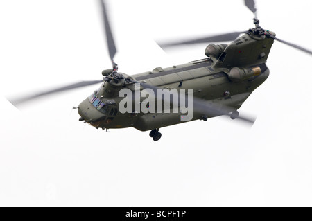 Fairford Airshow Sunday 2009 Boeing Chinook HC2 No 27 Squadron RAF Odiham Stock Photo