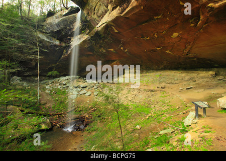 Yahoo Falls Big South Fork National River and Recreation Area Kentucky Stock Photo