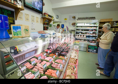 Plumgarths farm shop in Kendal Cumbria UK Farm shops are a great way for farmers to diversify and help to cut down on food miles Stock Photo